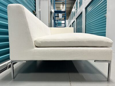 B&B Italia Charles Left-Facing Sectional &mdash; Off-White Rattier Fabric — thumbnail 5