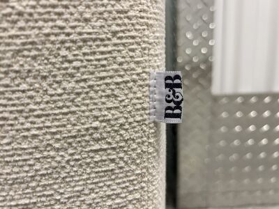 B&B Italia Charles Left-Facing Sectional &mdash; Off-White Rattier Fabric — thumbnail 2