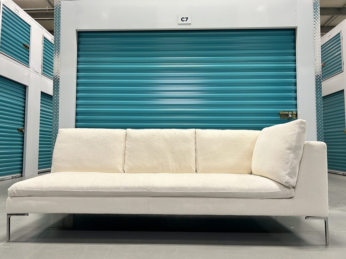 B&B Italia Charles Left-Facing Sectional &mdash; Off-White Rattier Fabric &mdash; photo 10