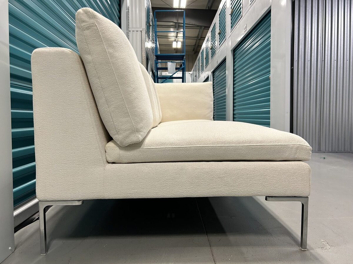 B&B Italia Charles Left-Facing Sectional &mdash; Off-White Rattier Fabric &mdash; photo 11