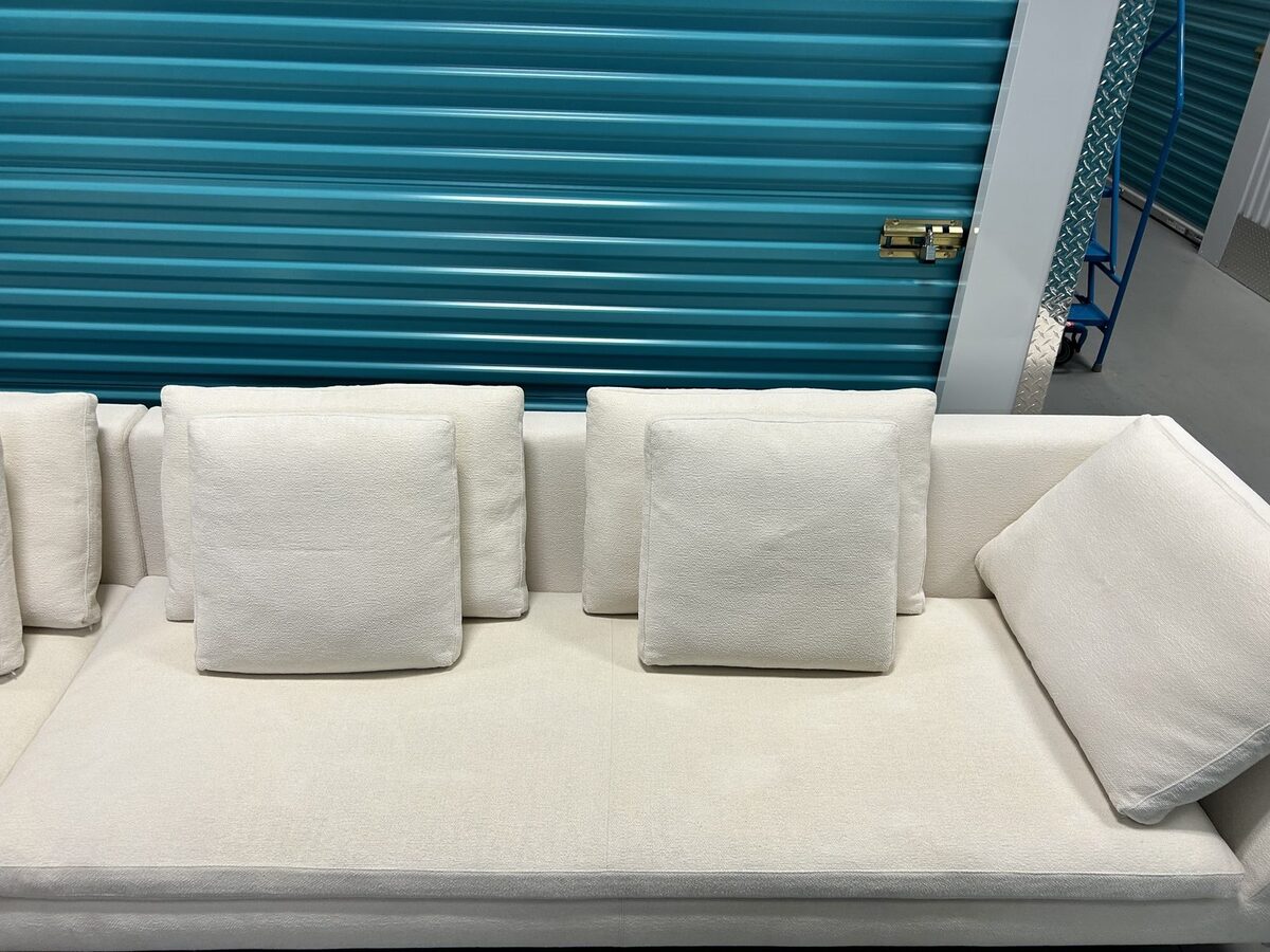 B&B Italia Charles Left-Facing Sectional &mdash; Off-White Rattier Fabric &mdash; photo 14